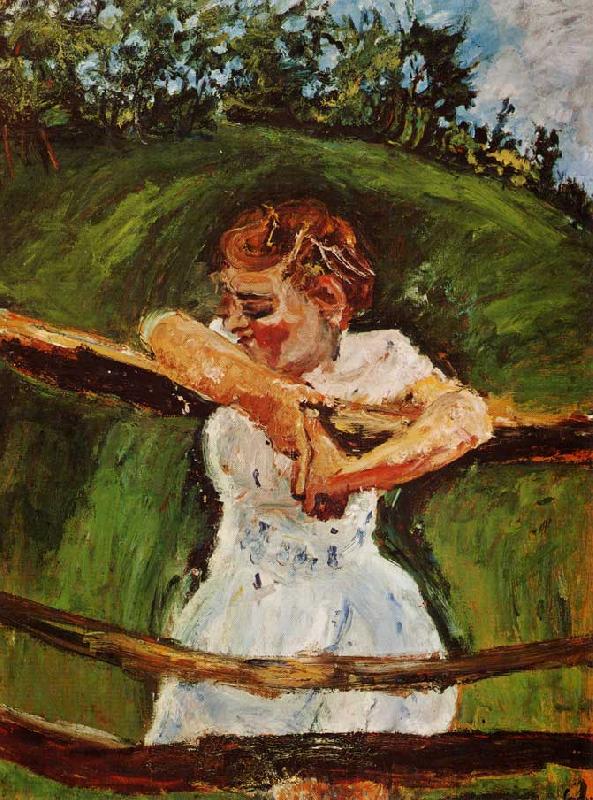 Chaim Soutine Young Girl at the Fence oil painting image